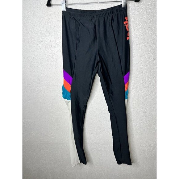 Vtg 80/90’s REEBOK SPORT Pants Size M Nylon Spandex Leggings USA Made T - Picture 2 of 7